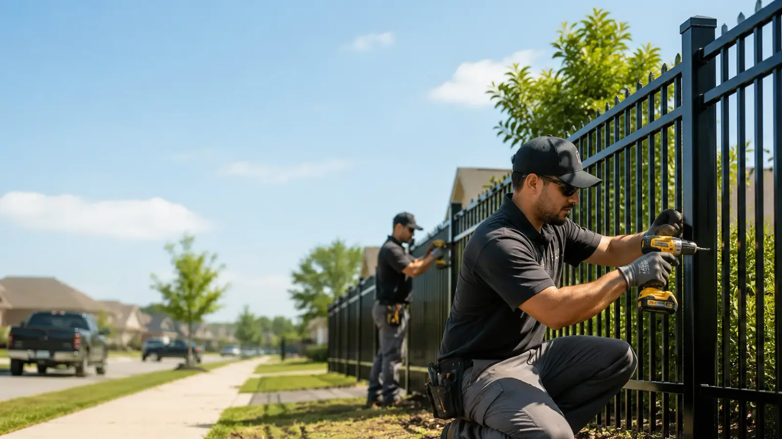 Metal Fence Installation in Tram, KY
